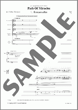 Roncesvalles (from Path of Miracles)の合唱その他楽譜のサンプル画像