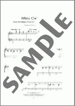 White Christmas [Peaceful version]（Bing Crosby）のピアノソロ楽譜のサンプル画像