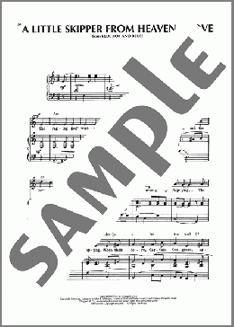 A Little Skipper From Heaven Above (from Red, Hot, And Blue)(Cole Porter)のピアノ & ボーカル & ギター楽譜のサンプル画像
