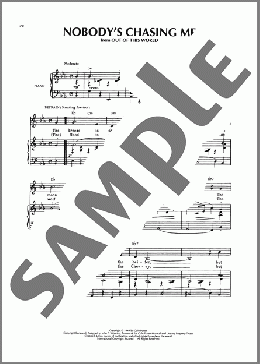 Nobody's Chasing Me (from Out Of This World)(Cole Porter)のピアノ & ボーカル & ギター楽譜のサンプル画像