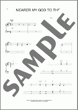 Nearer My God To Thee (from Titanic)(Jonathan Evans-Jones (arr.))のピアノソロ楽譜のサンプル画像