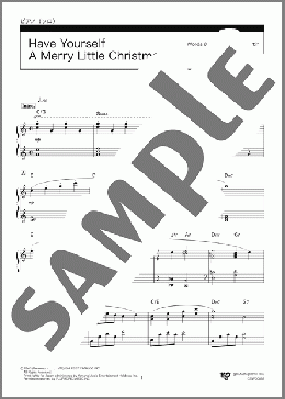 Have Yourself A Merry Little Christmas(メリー・リトル・クリスマス)(Hugh Martin/Ralph Blane)のピアノソロ、中級から上級向け楽譜のサンプル画像