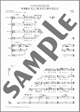 When All is Endid Fully（Nico Muhly）の合唱その他楽譜のサンプル画像