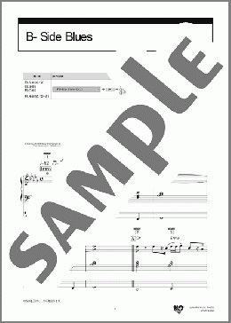 B-Side Blues（Official髭男dism）のエレクトーンソロ、5級向け楽譜のサンプル画像