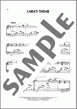 Somewhere, My Love（Richard Clayderman）のピアノソロ楽譜のサンプル画像