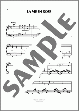 La Vie En Rose (Take Me To Your Heart Again)（Richard Clayderman）のピアノソロ楽譜のサンプル画像