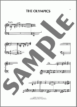 The Olympics（Mannheim Steamroller）のピアノソロ楽譜のサンプル画像