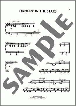Dancin' In The Stars（Mannheim Steamroller）のピアノソロ楽譜のサンプル画像