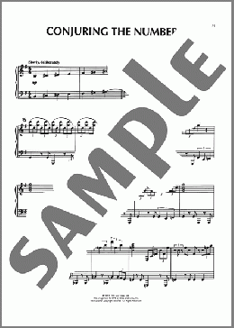 Conjuring The Number 7（Mannheim Steamroller）のピアノソロ楽譜のサンプル画像