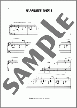 Happiness Theme (arr. Lee Evans)（Vince Guaraldi）のピアノソロ楽譜のサンプル画像