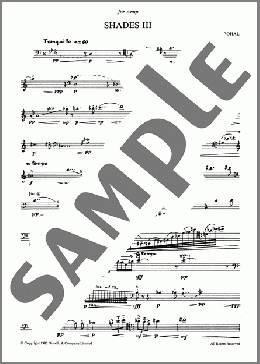 Shades III（Naresh Sohal）のチェロ楽譜のサンプル画像