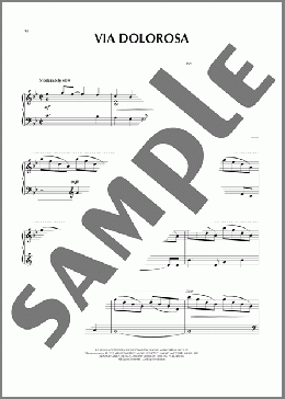 Via Dolorosa（Sandi Patty）のピアノソロ楽譜のサンプル画像