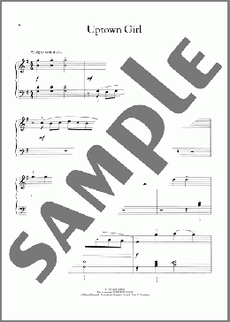 Uptown Girl (arr. Phillip Keveren)(Billy Joel)のその他楽譜のサンプル画像
