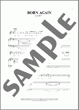 Born Again (from Teeth)(Michael R. Jackson/Anna K. Jacobs/Anna K. Jacobs and Michael R. Jackson)のピアノ & ボーカル楽譜のサンプル画像