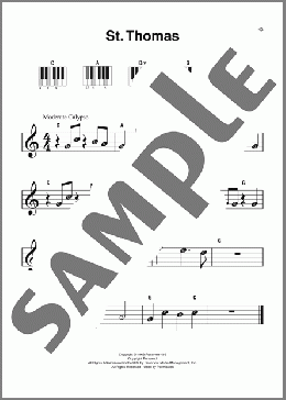 St. Thomas(Sonny Rollins)のピアノソロ楽譜のサンプル画像