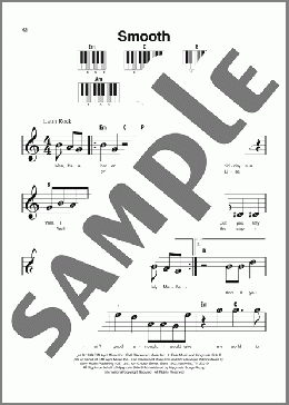 Smooth (feat. Rob Thomas)(Santana)のピアノソロ楽譜のサンプル画像