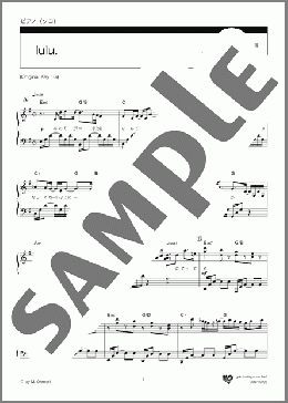 lulu.（Mrs. GREEN APPLE）のピアノソロ、中級向け楽譜のサンプル画像
