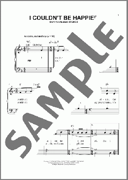I Couldn't Be Happier (from Wicked: For Good)（Stephen Schwartz）のピアノソロ楽譜のサンプル画像
