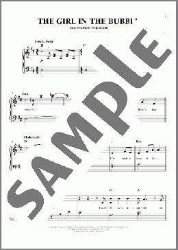 The Girl In The Bubble (from Wicked: For Good)（Stephen Schwartz）のピアノソロ楽譜のサンプル画像