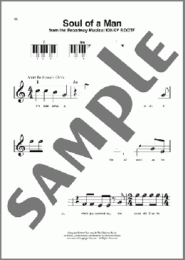 Soul Of A Man (from Kinky Boots)（Cynthia Lauper）のピアノソロ楽譜のサンプル画像