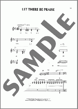 Let There Be Praise（Sandi Patty/Sandi Patti）のピアノ & ボーカル楽譜のサンプル画像