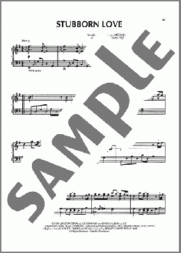 Stubborn Love(Michael W. Smith)のピアノソロ楽譜のサンプル画像