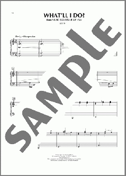 What'll I Do? (from The Great Gatsby)（Bobby Scott）のピアノ連弾楽譜のサンプル画像