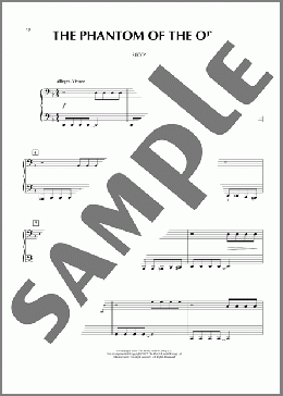 The Phantom Of The Opera（Charles Hart）のピアノ連弾楽譜のサンプル画像