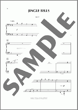 Jingle Bells（Alan Jackson/Kenny Chesney）のピアノ連弾楽譜のサンプル画像