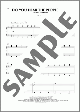 Do You Hear The People Sing? (from Les Miserables)(Alain Boublil/Jean-Marc Natel/Herbert Kretzmer/Claude-Michel Schonberg/Boublil & Schonberg)のピアノ連弾楽譜のサンプル画像