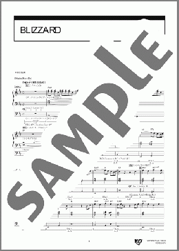 BLIZZARD(松任谷 由実)のエレクトーンソロ、7級向け楽譜のサンプル画像