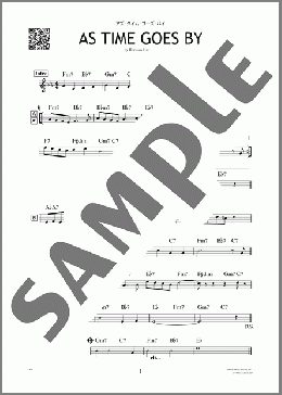 アズ・タイム・ゴーズ・バイ（Herman Hupfeld）のその他、初級から中級向け楽譜のサンプル画像