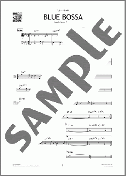 ブルー・ボッサ（Kenny Dorham）のその他、初級から中級向け楽譜のサンプル画像