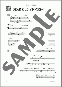 懐かしのストックホルム(麗しのワームランド)（不詳）のその他、初級から中級向け楽譜のサンプル画像