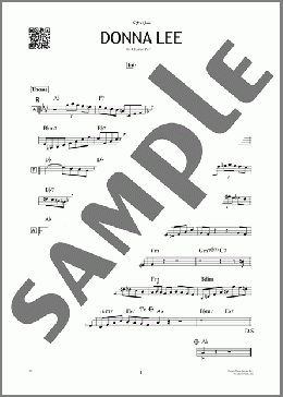 ドナ・リー（Charlie Parker）のその他、初級から中級向け楽譜のサンプル画像