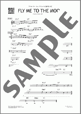 フライ・ミー・トゥ・ザ・ムーン(月に想いを)（Bart Howard）のその他、初級から中級向け楽譜のサンプル画像