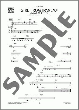 イパネマの娘（Antonio Carlos Jobim）のその他、初級から中級向け楽譜のサンプル画像