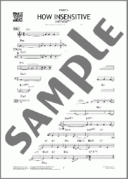 お馬鹿さん（Antonio Carlos Jobim）のその他、初級から中級向け楽譜のサンプル画像
