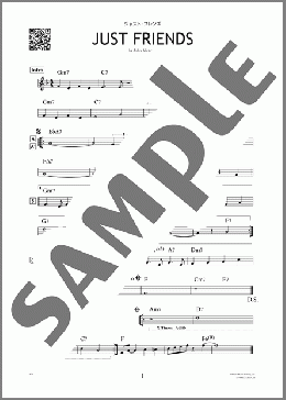 ジャスト・フレンズ（John Klenner）のその他、初級から中級向け楽譜のサンプル画像