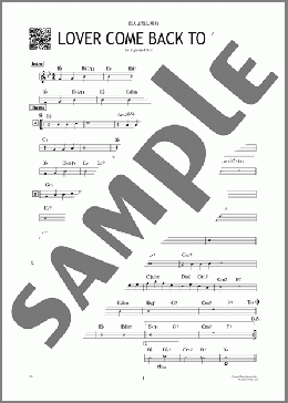 恋人よ我に帰れ（Sigmund Romberg）のその他、初級から中級向け楽譜のサンプル画像