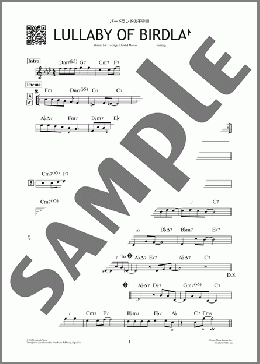 バードランドの子守唄（George Shering）のその他、初級から中級向け楽譜のサンプル画像