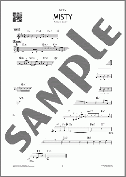 ミスティ（Eroll Garner）のその他、初級から中級向け楽譜のサンプル画像