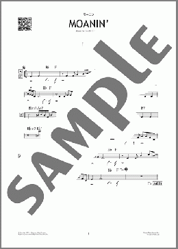 モーニン（Bobby Timmons）のその他、初級から中級向け楽譜のサンプル画像