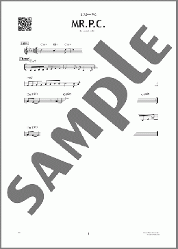 ミスターP.C.（John Coltrane）のその他、初級から中級向け楽譜のサンプル画像
