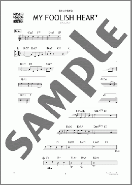 愚かなり我が心（Victor Young）のその他、初級から中級向け楽譜のサンプル画像