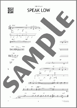 スピーク・ロウ(Kurt Weill)のその他、初級から中級向け楽譜のサンプル画像