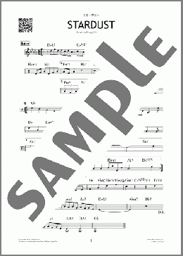 スターダスト(Hoagy Carmichael)のその他、初級から中級向け楽譜のサンプル画像