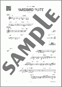 ヤードバード組曲(Charlie Parker)のその他、初級から中級向け楽譜のサンプル画像