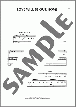 Love Will Be Our Home（Sandi Patty/Sandi Patti）のピアノ & ボーカル楽譜のサンプル画像