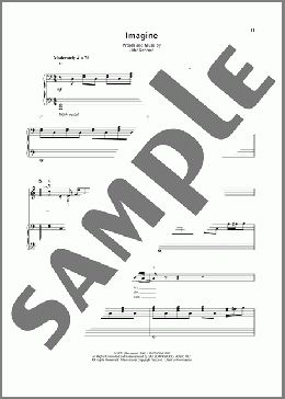 Imagine(John Lennon)のその他楽譜のサンプル画像